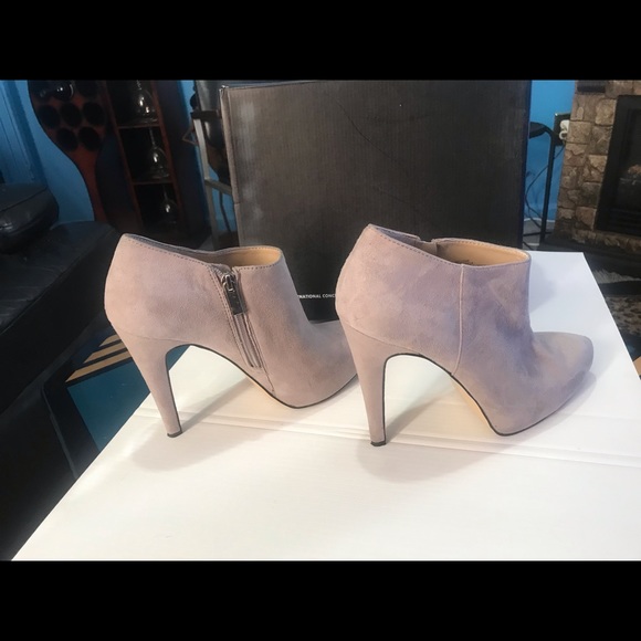I.N.C Women’s Grey Suede Ankle Booties - Picture 6 of 8